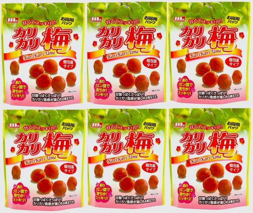 甘くてスッキリカリカリ梅お得用ST 6袋